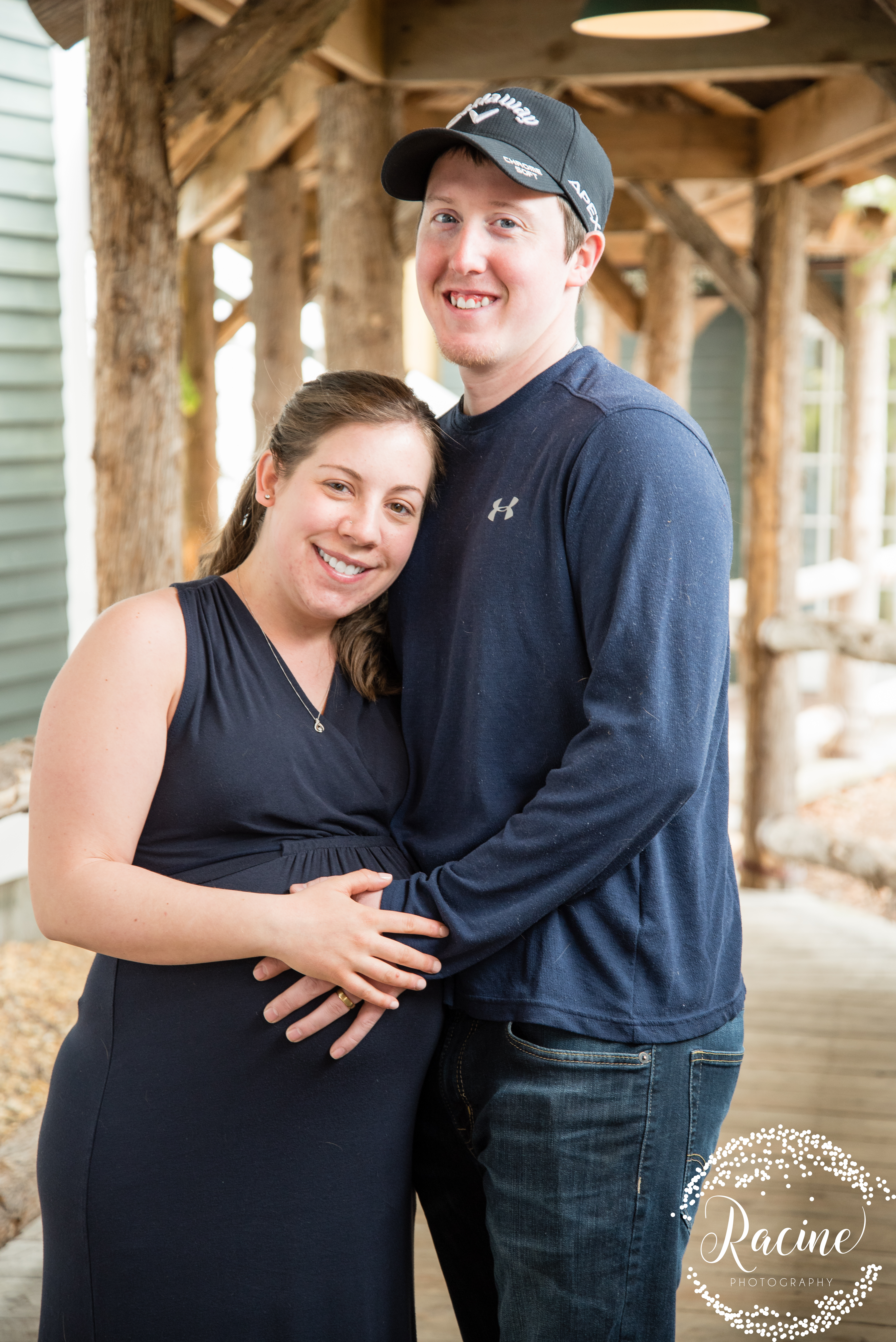 church landing maternity session new parents