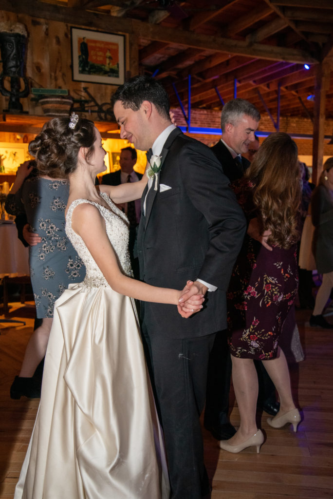 dancing at the reception
