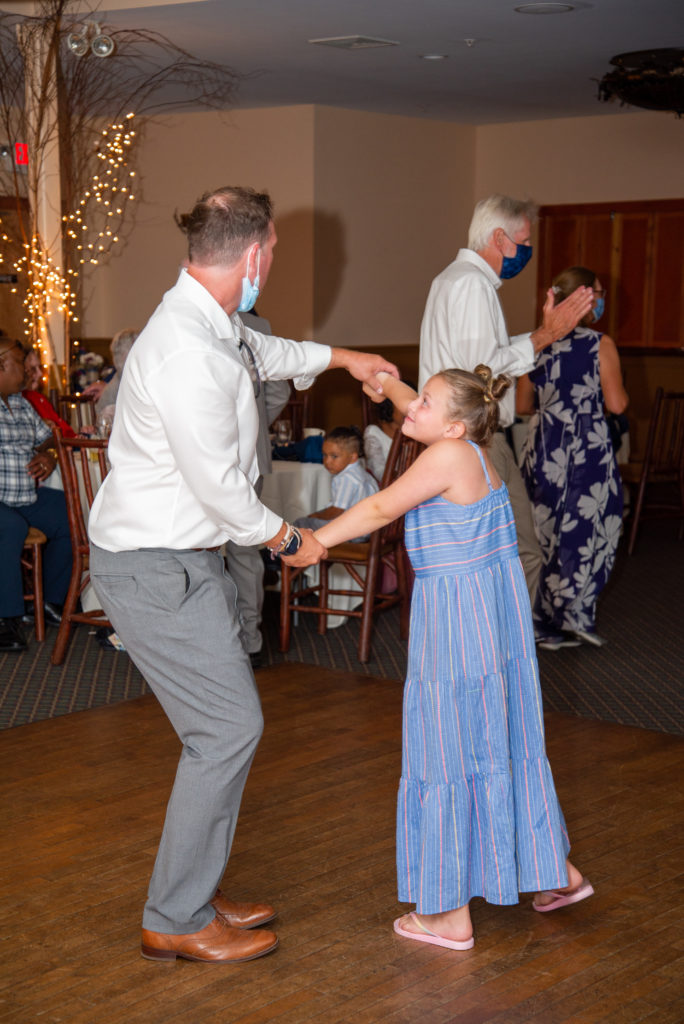 guests dancing at reception at Woodstock Inn Brewery Wedding