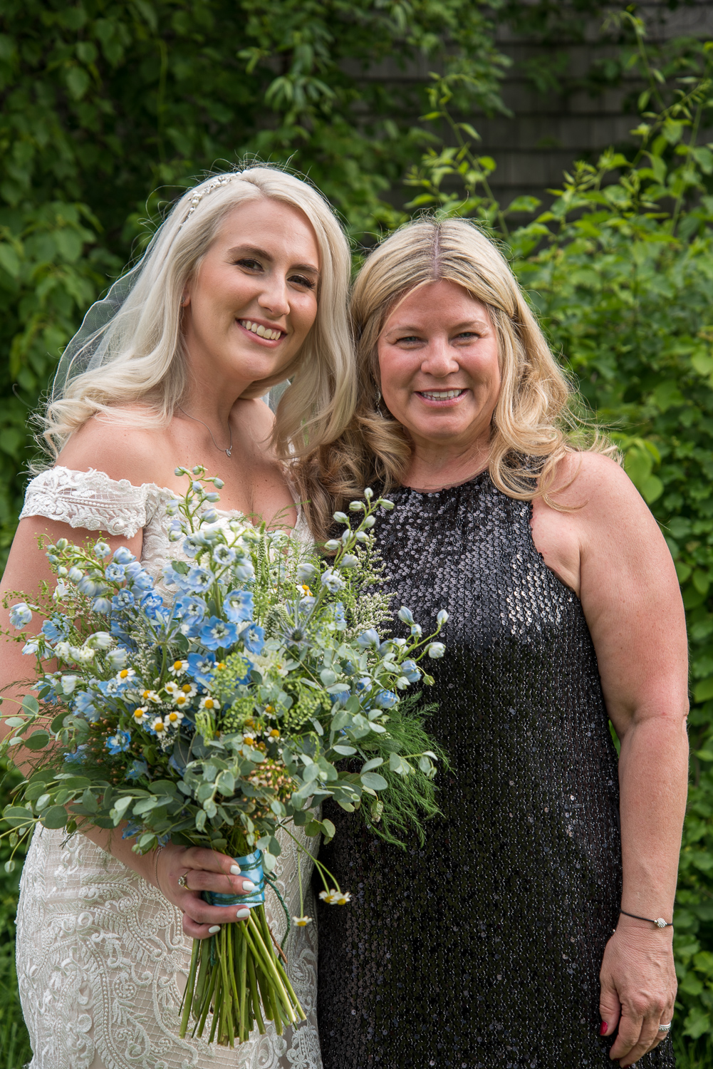 bride with her godmother 