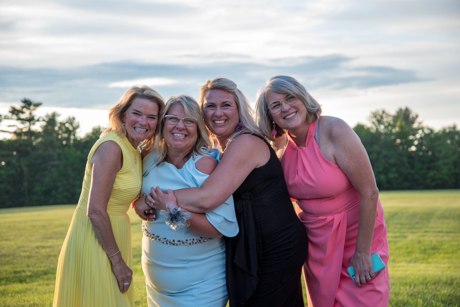 mother of the bride with her friends 